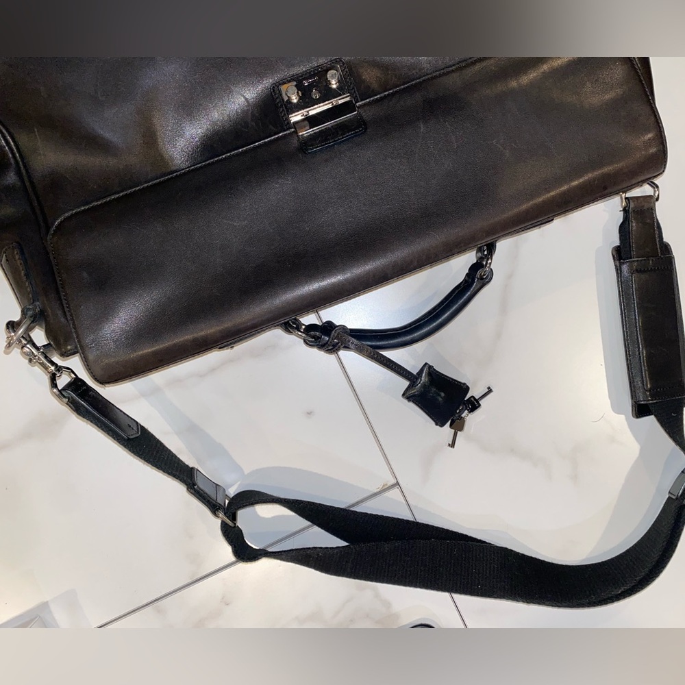 🖤EUC Coach Leather Briefcase 🖤 Black - Picture 5 of 9